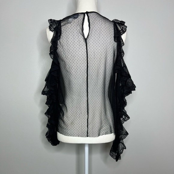 Alice McCall If Only Sheer Long Sleeve Ruffle Top - Picture 2 of 7